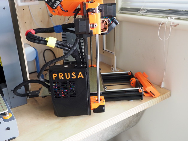 Embiggened, braced, reversed, Prusa Mk3 Einsy enclosure.