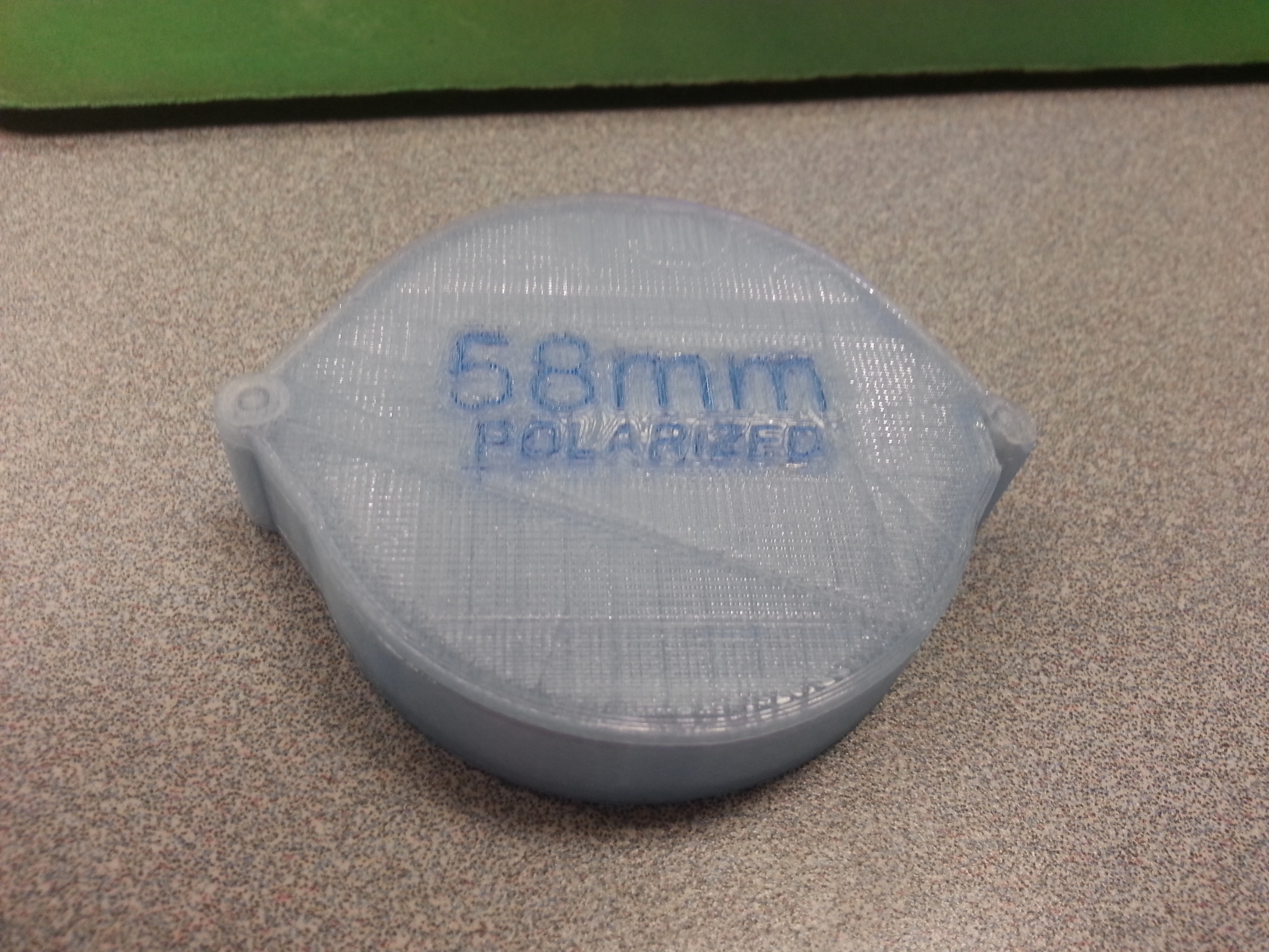 RocketFish 58mm Polarized Lens Case - No Screws or Magnets