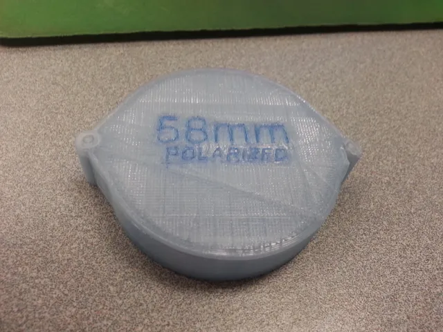 RocketFish 58mm Polarized Lens Case - No Screws or Magnets
