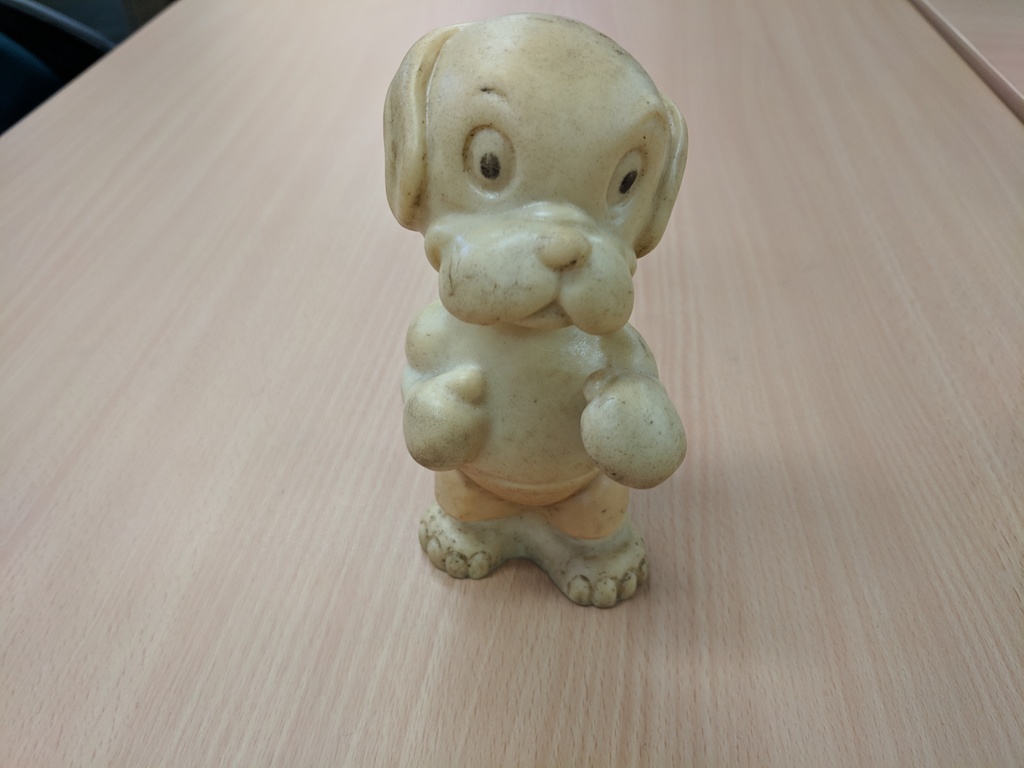 Boxing Dog Antique Toy