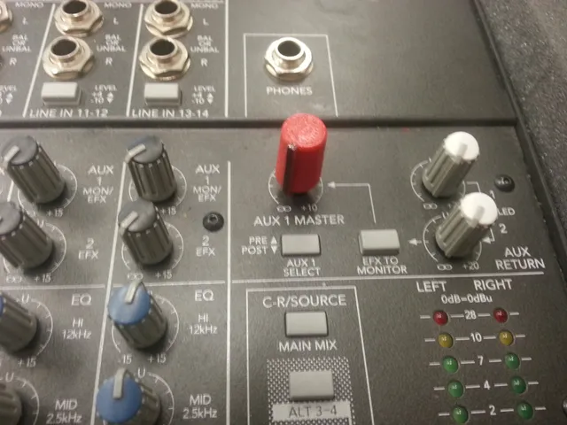 Mackie Volume Knob Replacement *UPDATED*