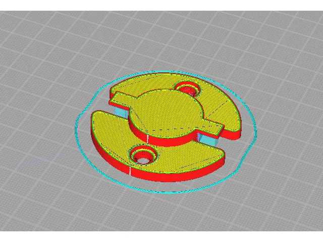 Tapo C200 Mounting Plate – 4 mm Flathead Screw Version