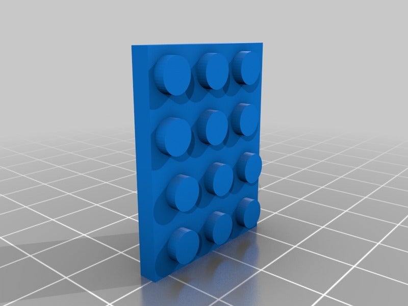 Miniatura 3 do modelo 3D Lego Wall Switch Plate