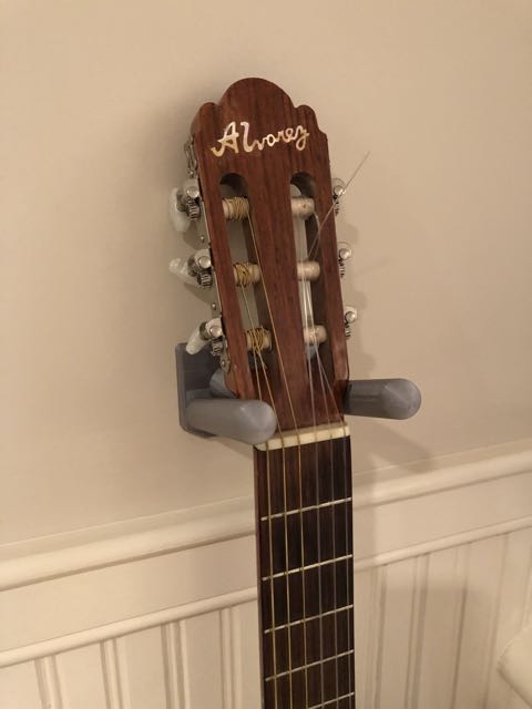 Classical guitar wall hanger hot sale