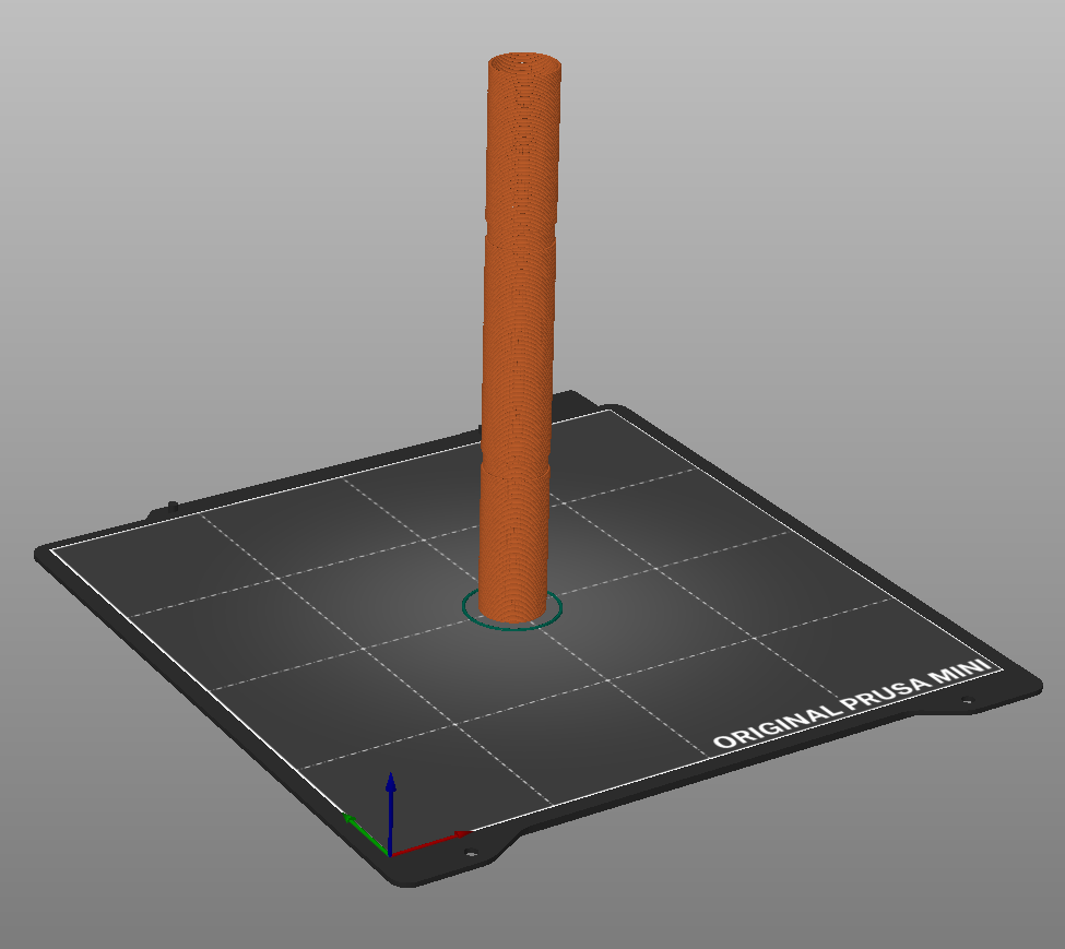 tube to roll your prusament on OpenSCAD