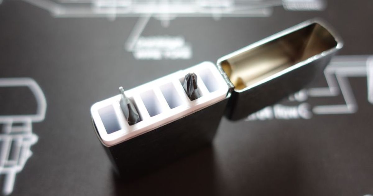 Zippo Leatherman BitsSelector (Custom Zippo Bit Safe) Every Day Carry