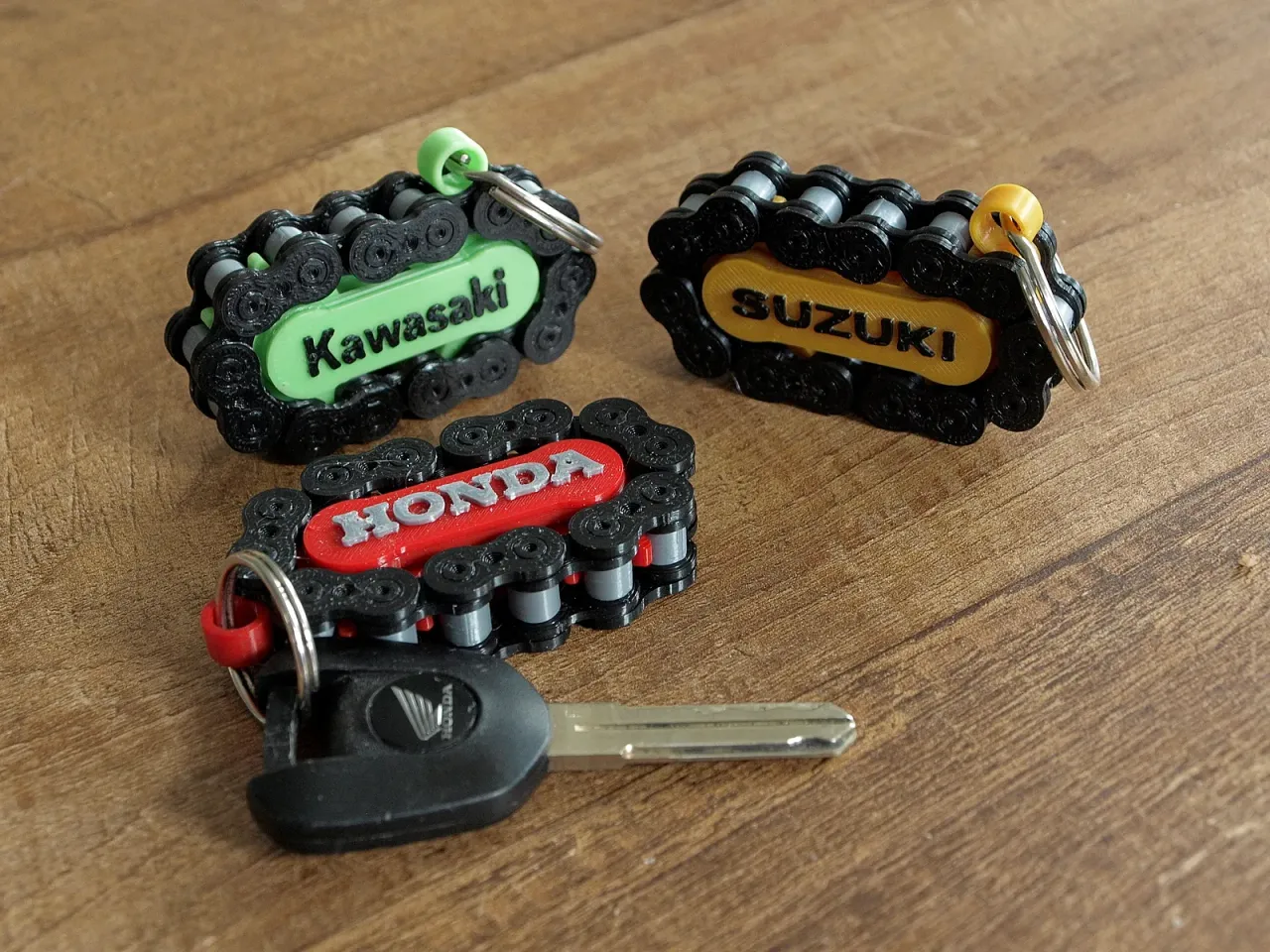 Audi Key Ring 3D Print Model in Keychains 3DExport