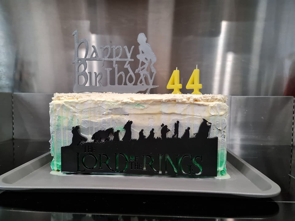 zápich na dort - Gollum happy birthday by Luděk | Download free STL ...