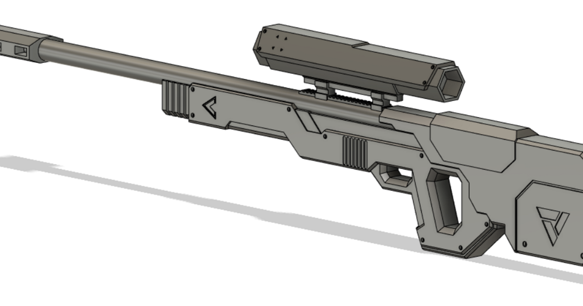 Cyberpunk Themed Sniper by ThatDutchCosplayer Download free STL model