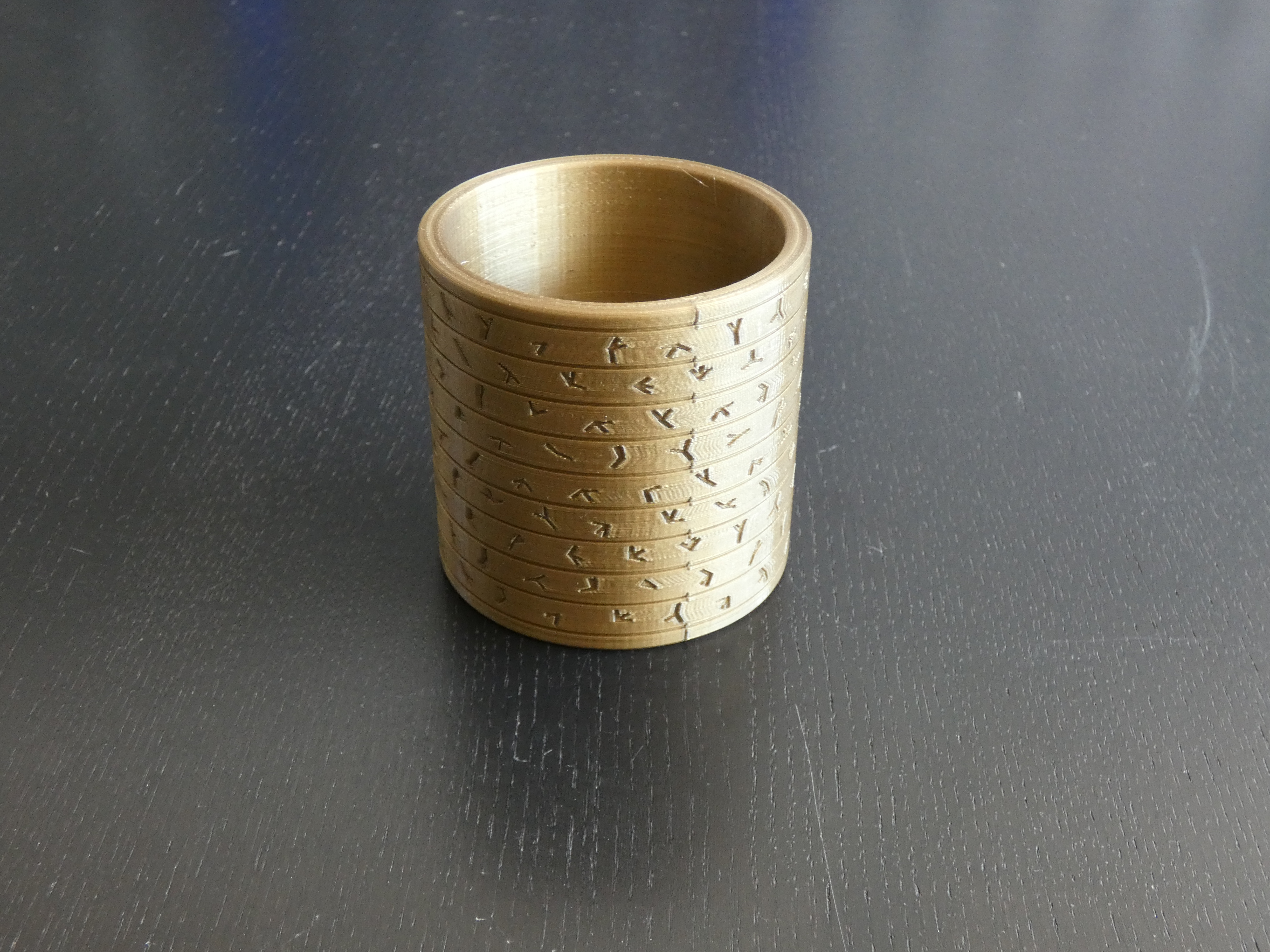 Decorative pot - Mystic Script