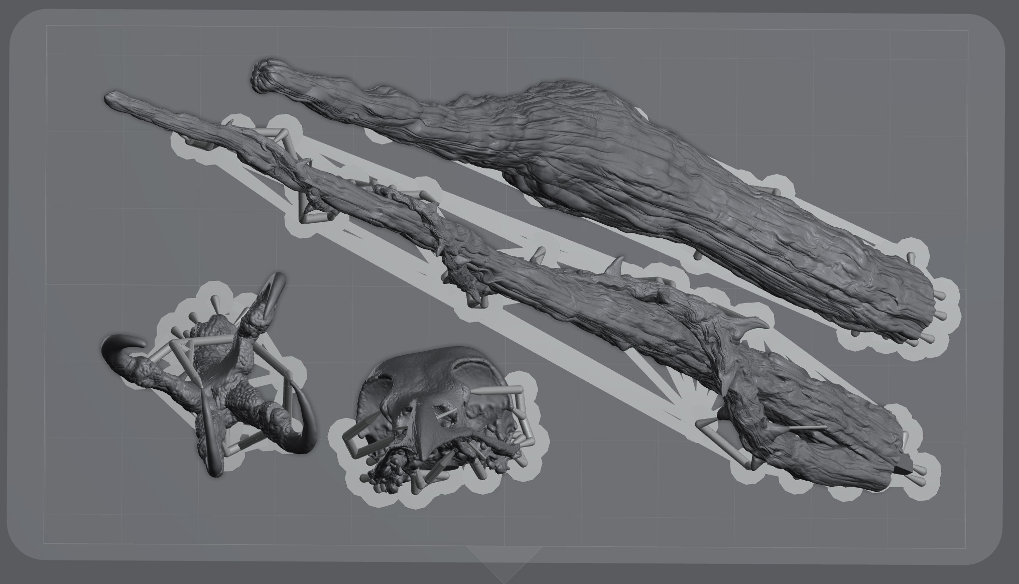 Miniatura 4 do modelo 3D Dark Witch magic wand