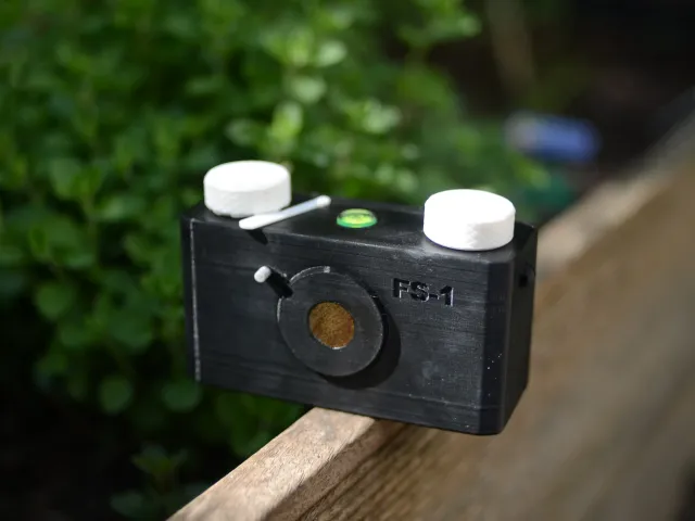 3D printed pinhole camera