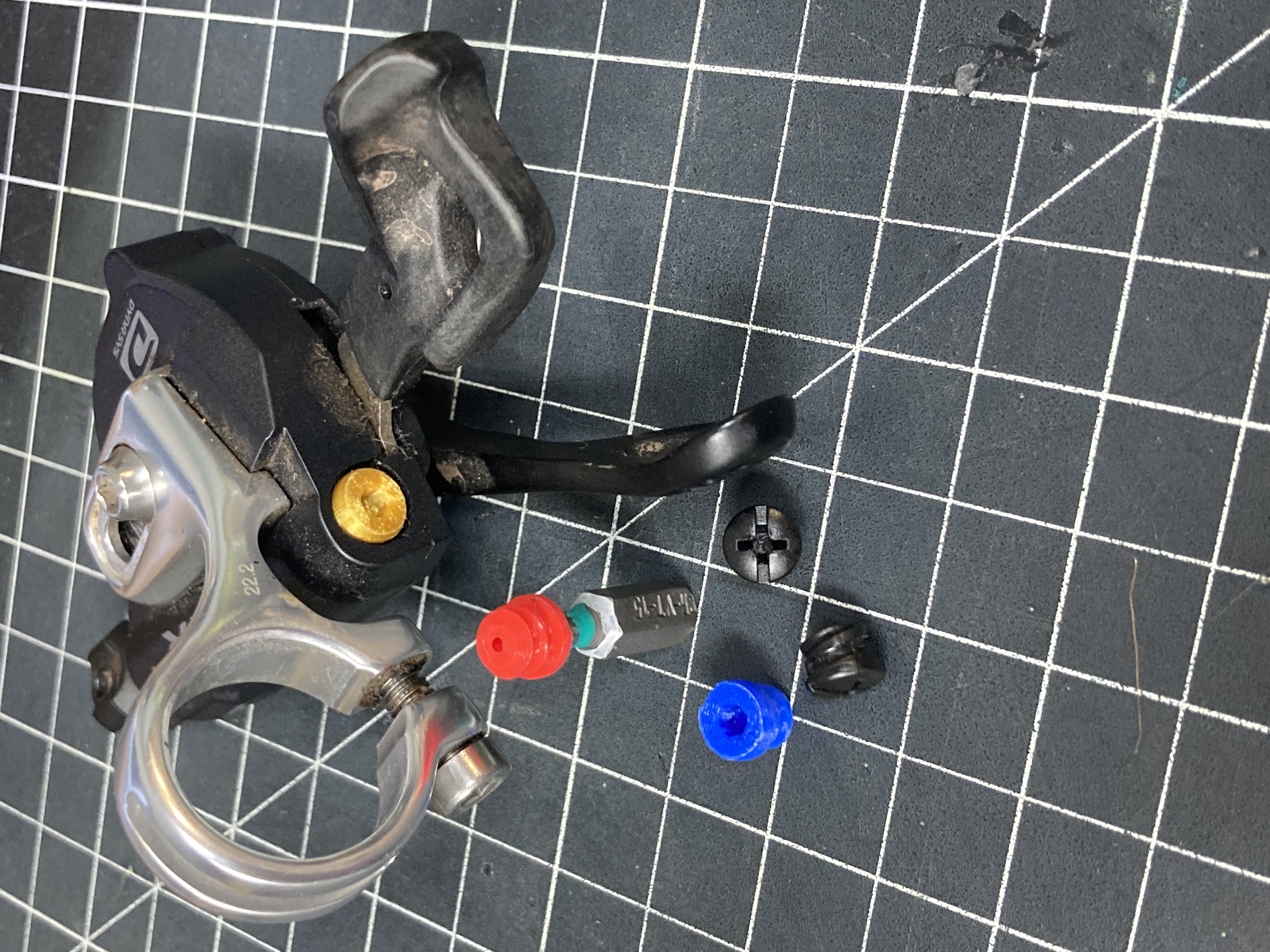 Shimano flat bar (MTB) shifter cable access plug