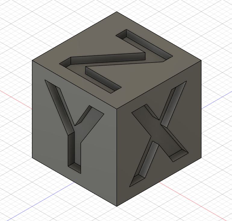 Calibration Cube: Multiple Sizes