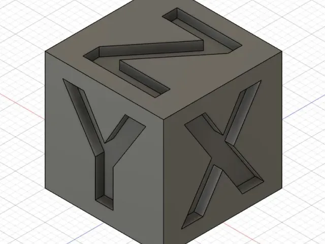 Calibration Cube: Multiple Sizes