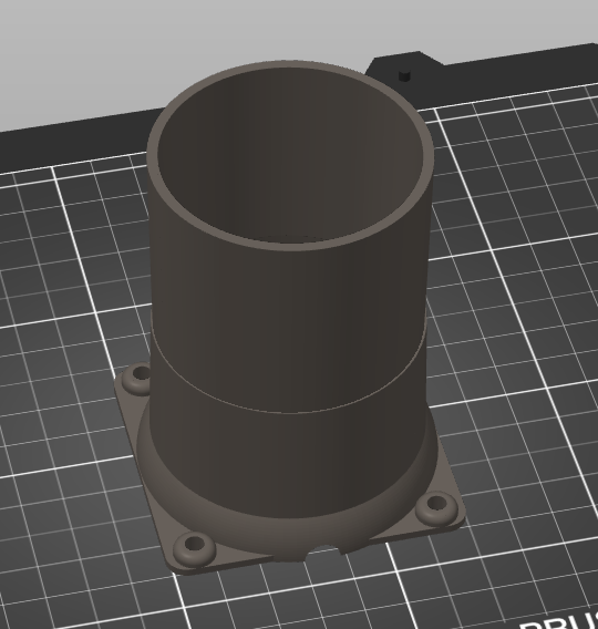 Mm Butterfly Throttle Valve Tube Extended By Prusa User Download Free STL Model