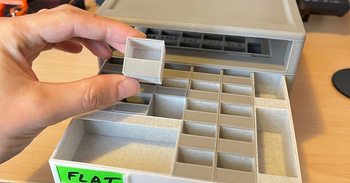 Screw organizer 3D model 3D printable