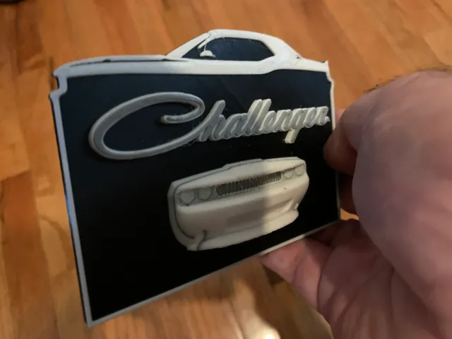 Dodge Challenger 3D Sign