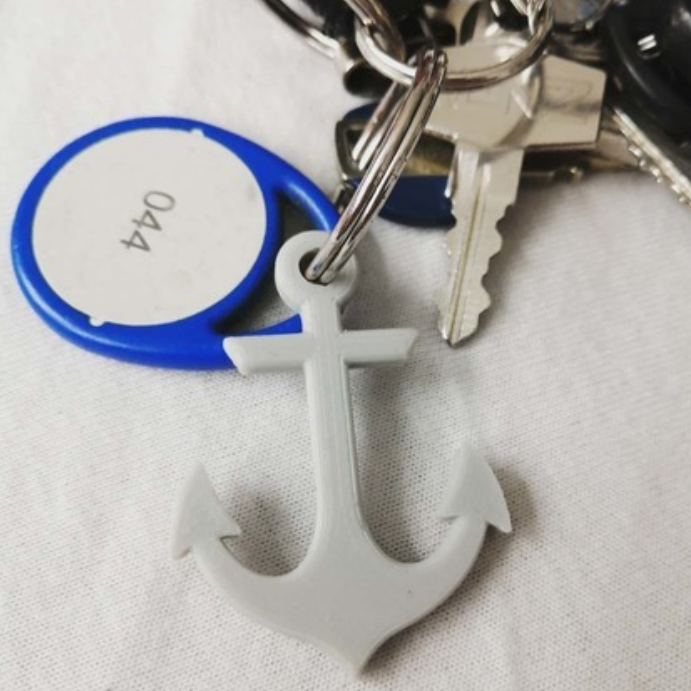 Cool Anchor Keychain