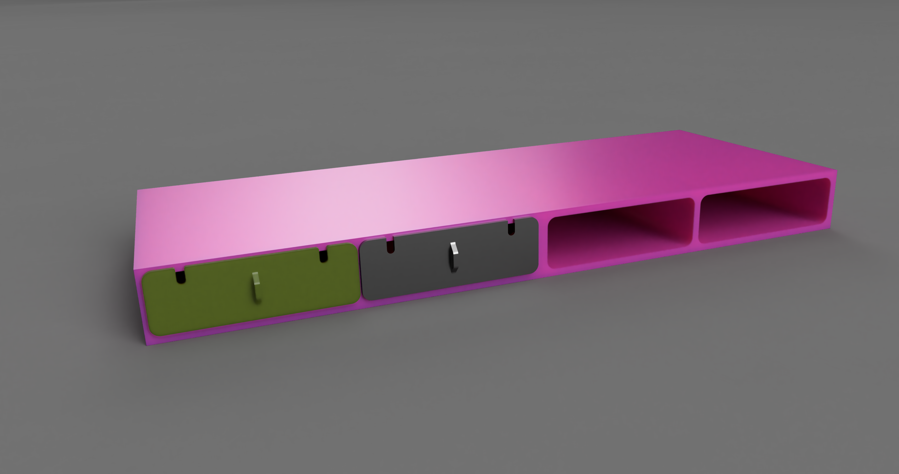 Oscilliscope probe organizer by Blinkinlabs Download free STL model