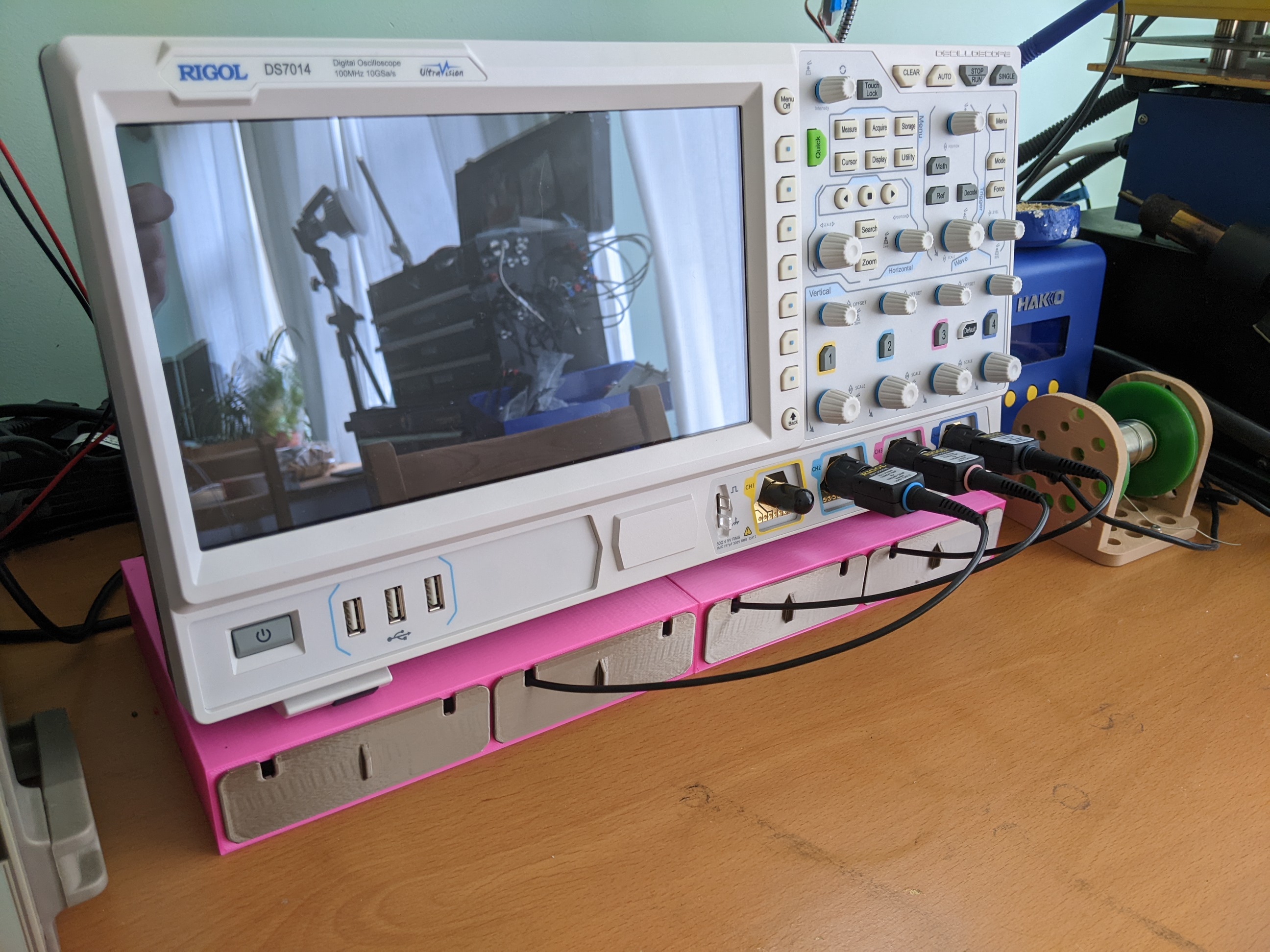 Oscilliscope probe organizer