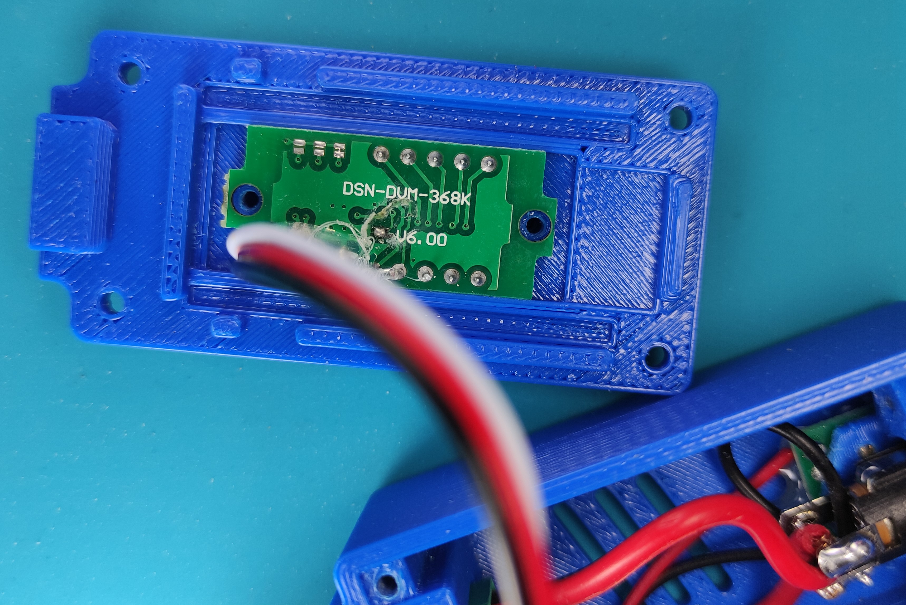 Miniatura 3 do modelo 3D Mini Volt-Meter housing USB micro