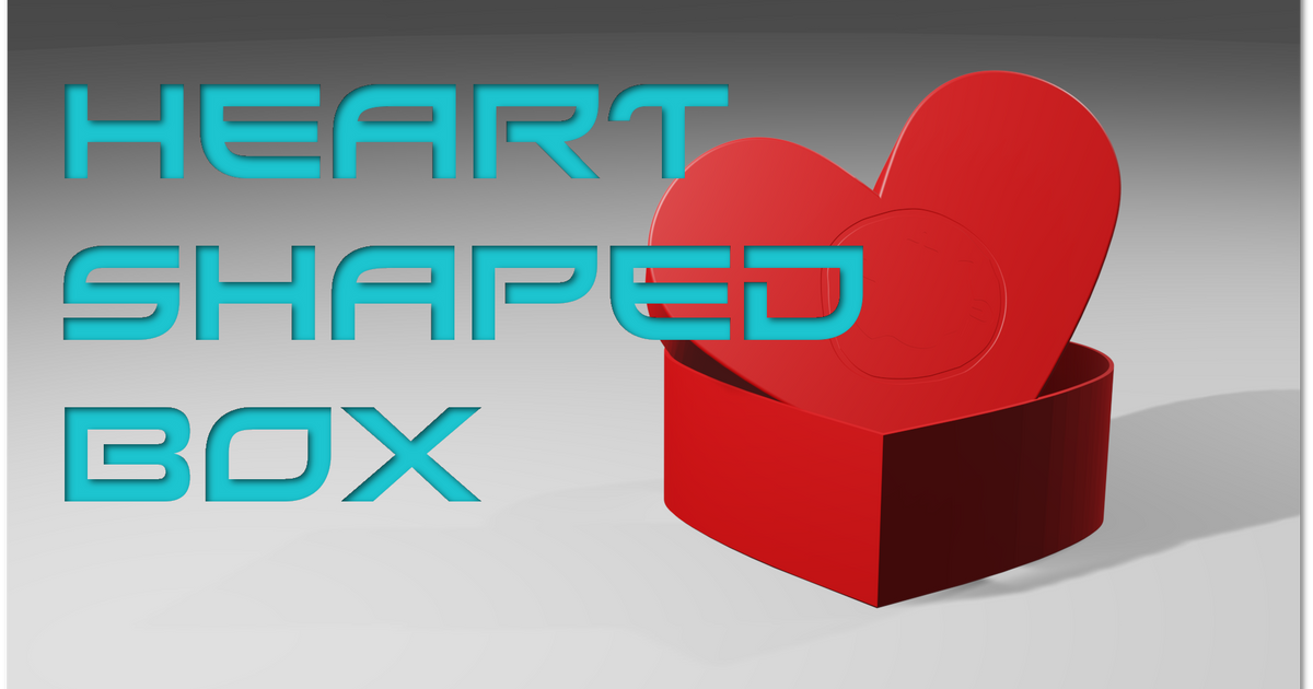 Heart Shaped Box by medyk3D, Download free STL model