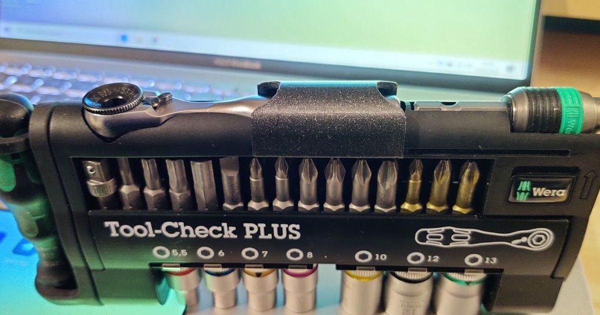 Replacement clip for Wera Tool-Check PLUS by IainY | Download 