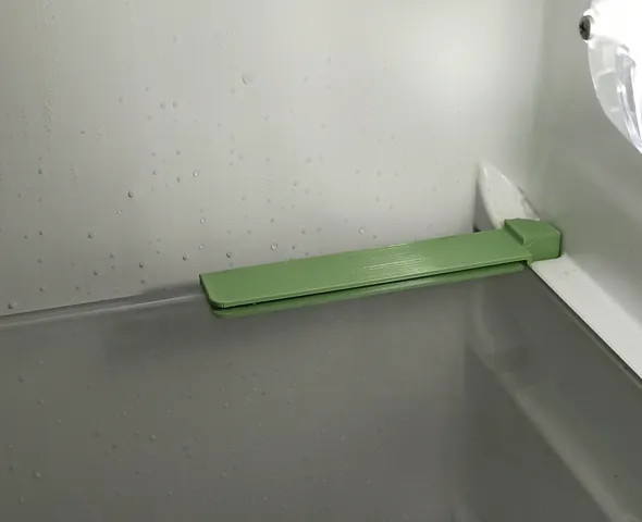 Fridge glass shelf peg replacement