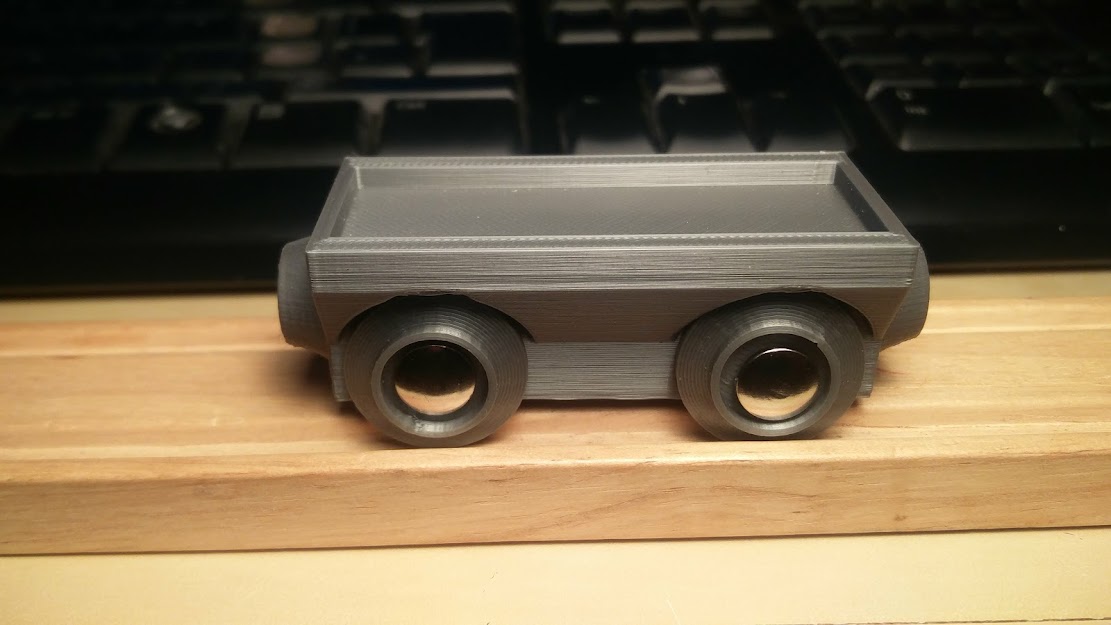 Cargo truck for wooden trains (Chassis only)