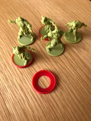 Zombicide Figure Base Identifier Rings