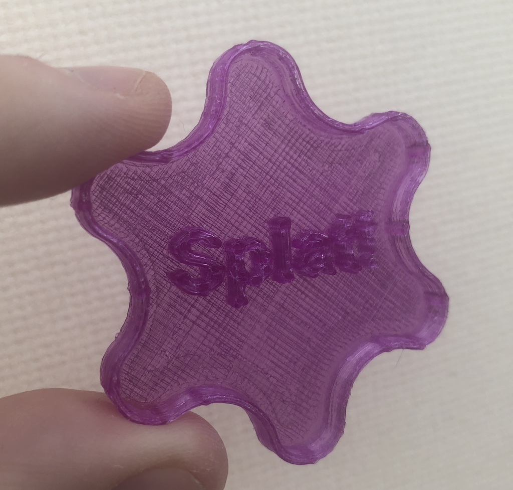 Splat! Token / Keyring