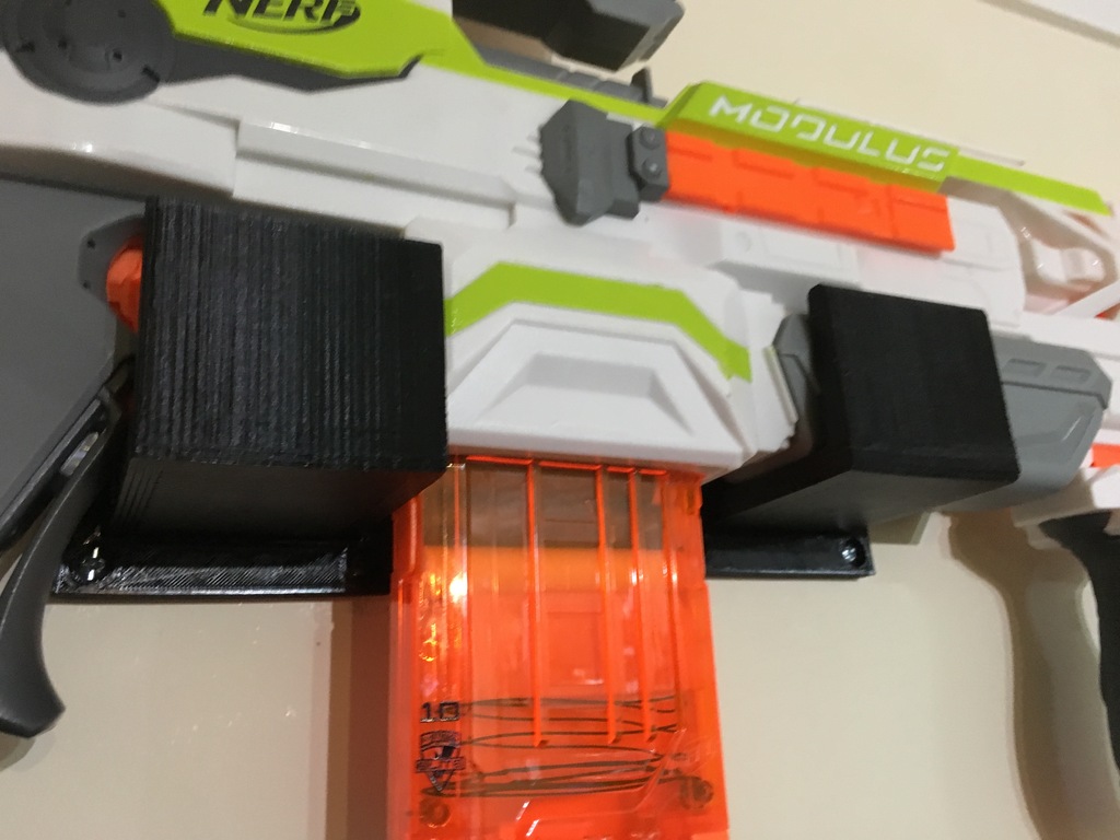 Nerf Modulus ECS-10 Rifle Wall Mount by Paul Howie | Download free STL ...