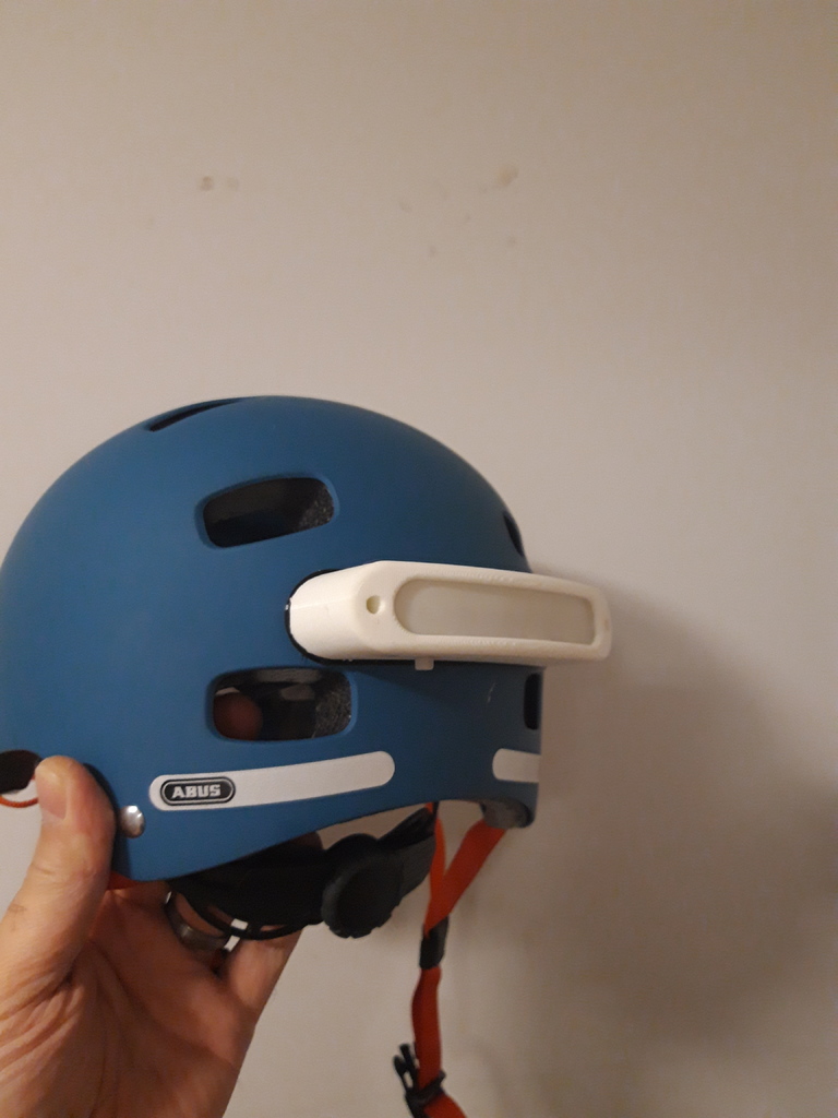 Cycle helmet rear light by TwistedRisers Download free STL model