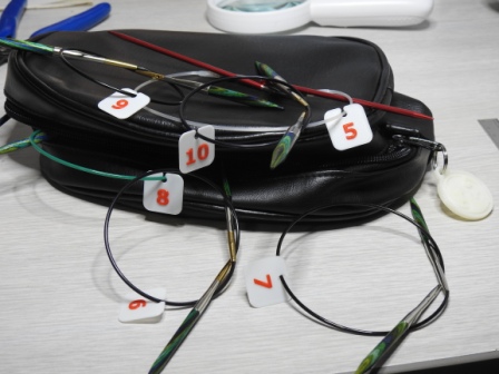 Size Tags for Circular Knitting Needles