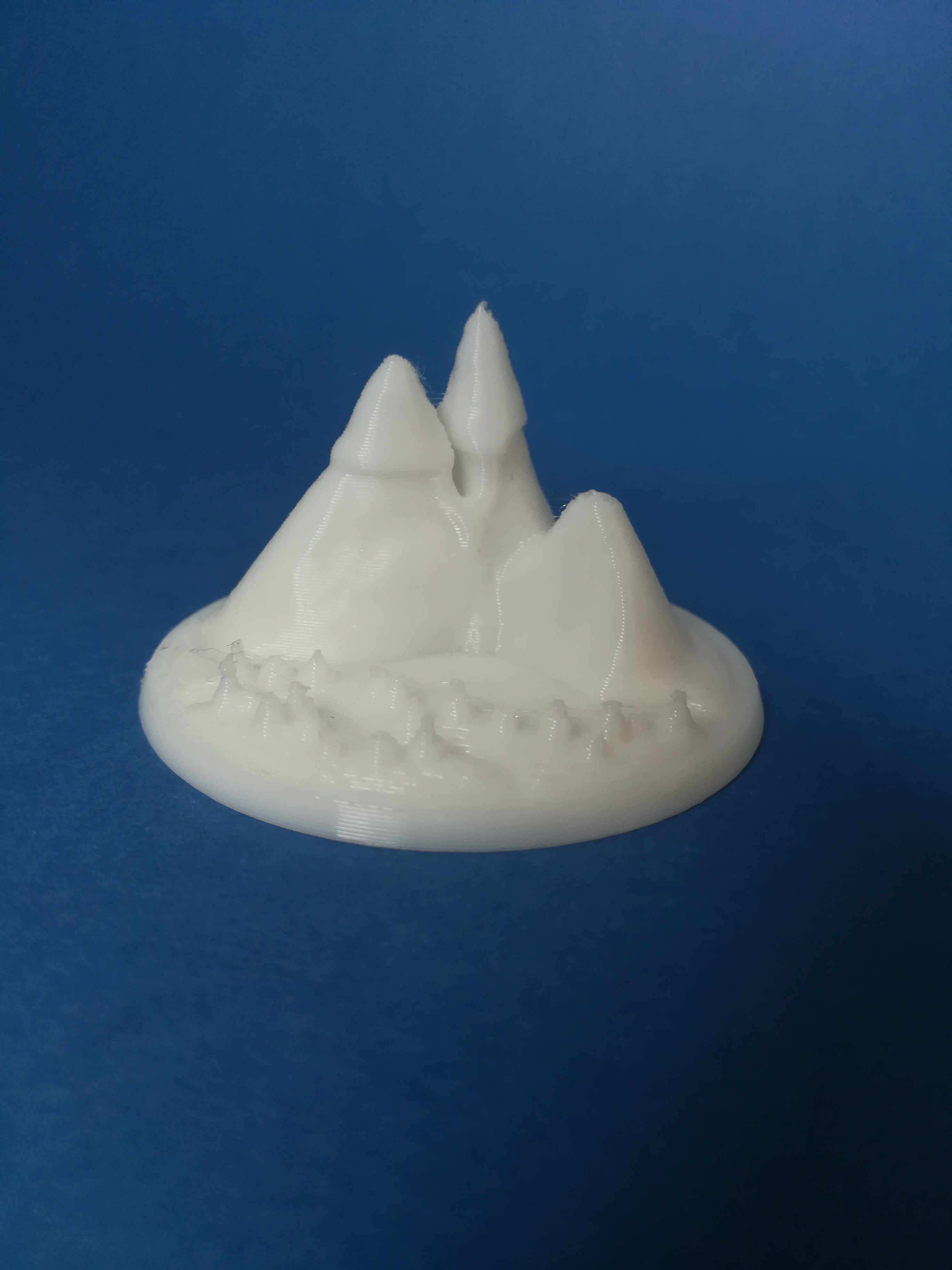 Mini mountain landscape lowpoly