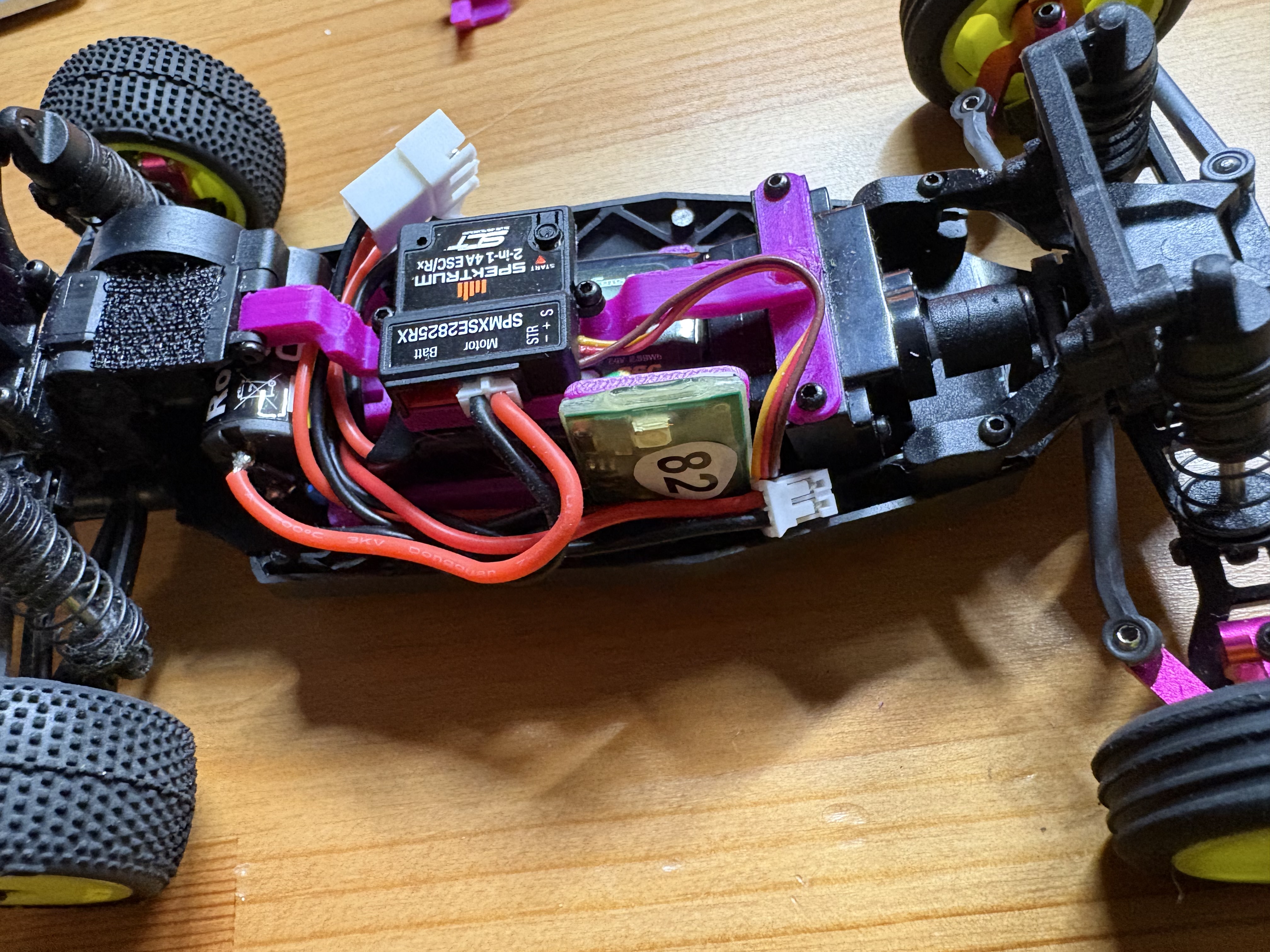 Losi Micro B LCG Lipo mount