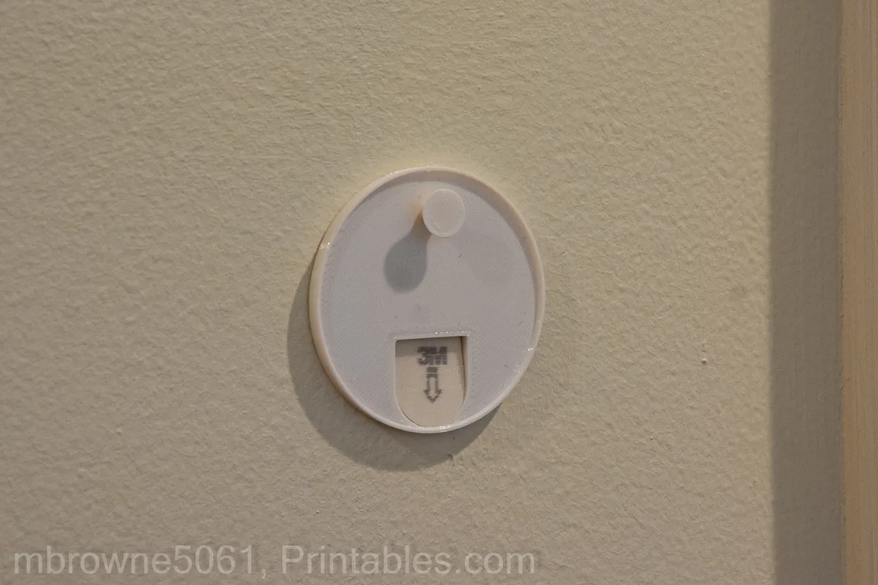 Bracket for mounting Nest Temperature Sensor with 3M Command