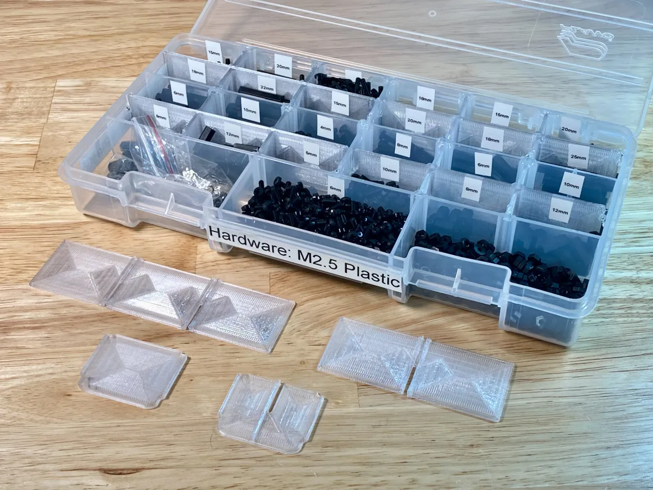 Spacers for Plano 3500-series Tackleboxes by fivesixzero