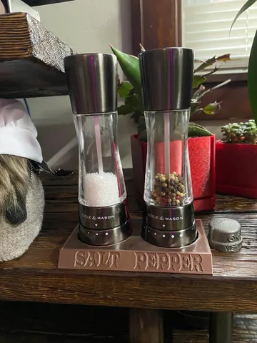 Salt and Pepper Mill Tray