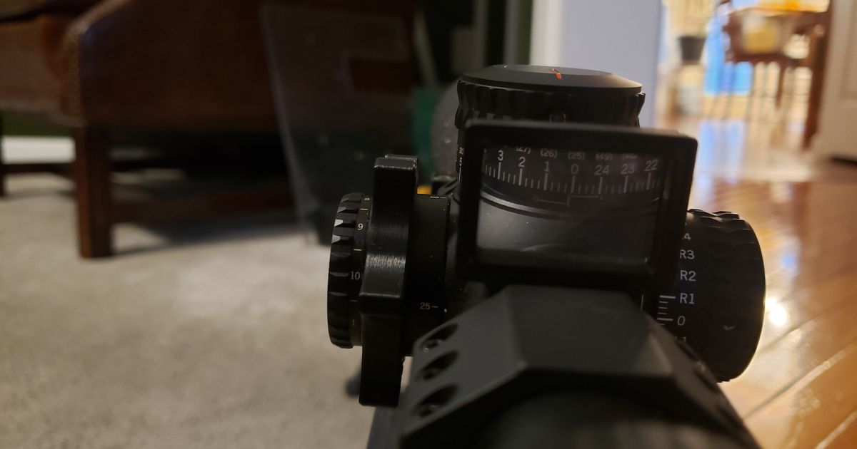 30mm Scope Elevation Magnifier by Dan Download free STL model