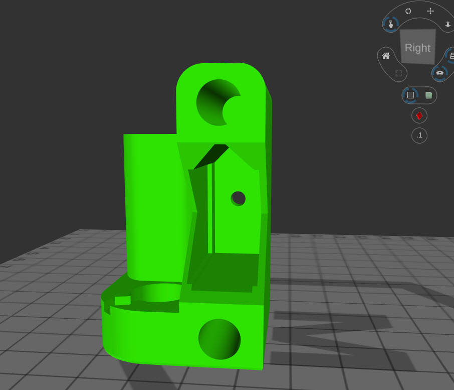 Pulse XE X axis idler mount for Gates pulley by Michael Hathaway