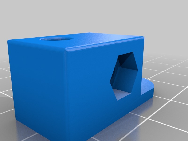 Mini Kossel spool mount for 1515 aluminum extrusion.