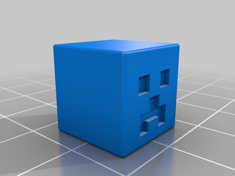 Miniatura 2 do modelo 3D Minecraft Mini Creeper