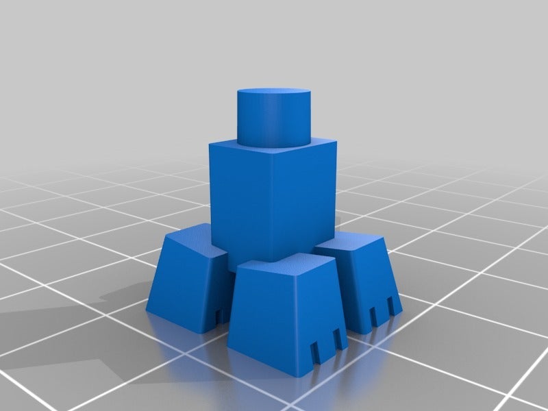 Miniatura 3 do modelo 3D Minecraft Mini Creeper