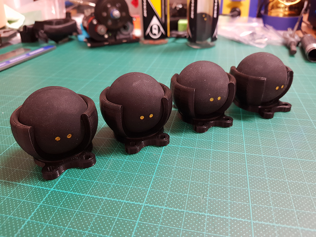 Squash Ball Anti Vibration Mount For 3D Printer (CR10/CR10S) by