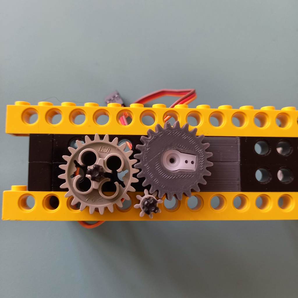 LEGO compatible mount for micro servo by rasniel Download free STL