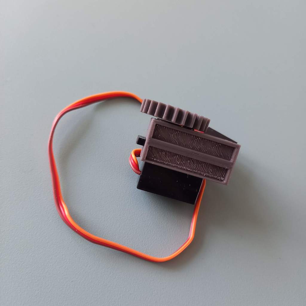 LEGO compatible mount for micro servo by rasniel Download free STL model