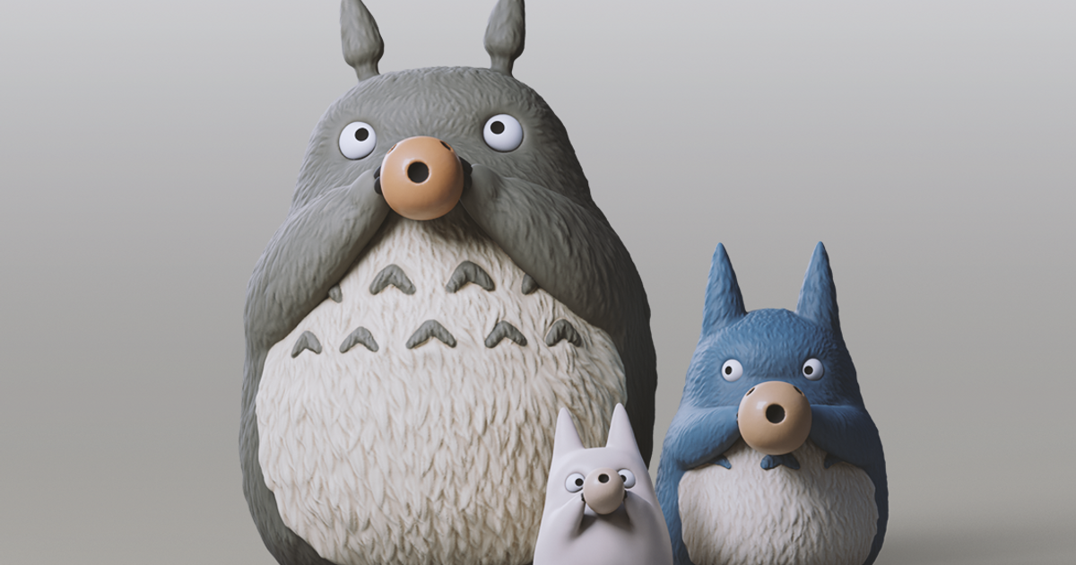 Totoro Family(My Neighbor Totoro) od autora Patrickart.hk | Stáhněte si ...