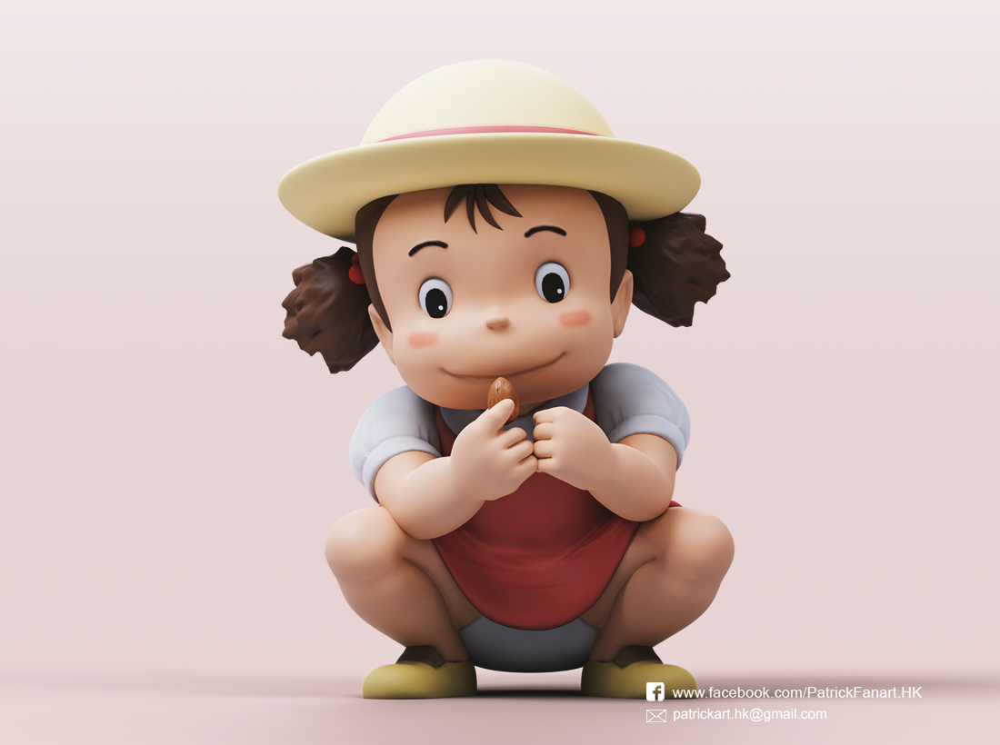 mei-kusakabe-my-neighbor-totoro-by-patrickart-hk-download-free-stl